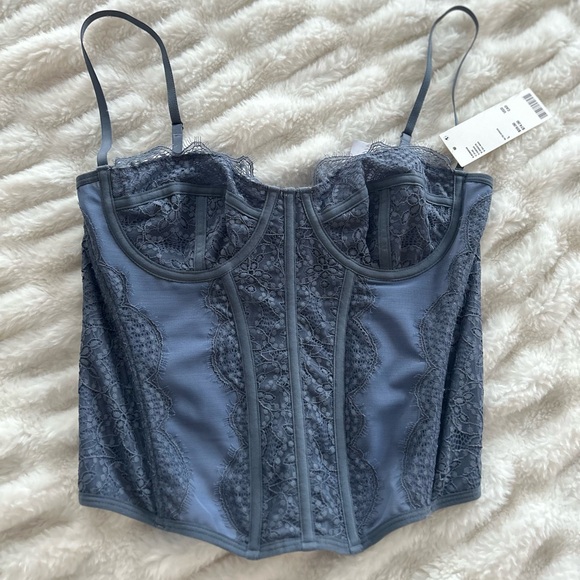 Out From Under Modern Love Corset Slate (Large) - Picture 2 of 5